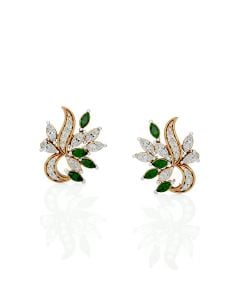 Emerald Foliage Studs