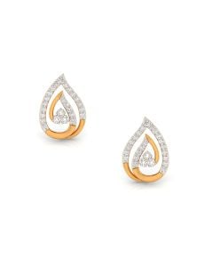 Teardrop Diamond Harmony Earrings