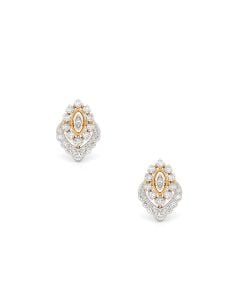 Rose Gold Diamond Elegance Studs