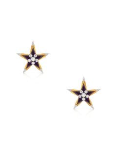 Star-Shaped Gemstone Studs