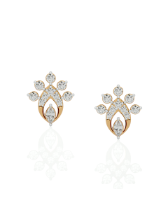 Teardrop Diamond Studs