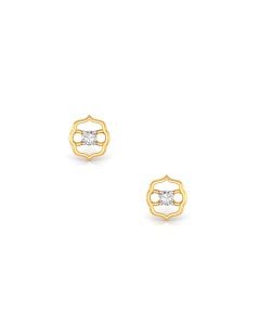 Minimalist Diamond Frame Earrings