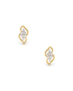 Pear-Shaped Gemstone and Diamond Halo Studs