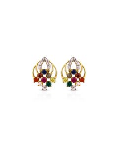Royal Rainbow Diamond Studs for Kids Who Love Colors