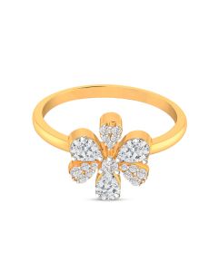 Gorgeous Floral Diamond Ring
