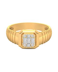Radiant Cut Diamond Cluster Ring