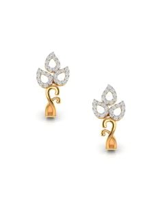 Tri Petal diamond studs