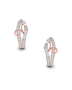 Cherished Desire Diamond Hoop Earrings