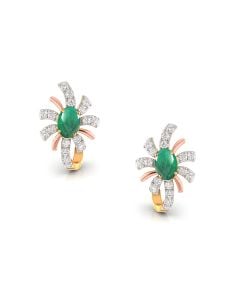 Twinkling Emerald Stud Earrings