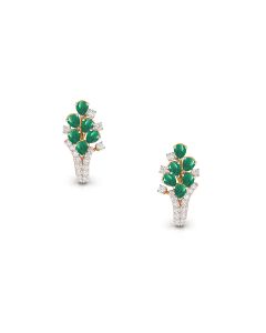 Emerald bouquet Stud Earrings