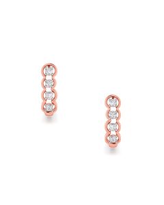 Scintillating Trail Diamond Earrings