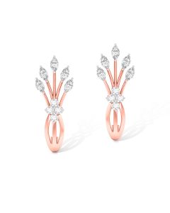 Incredible Rose Gold Diamond Studs