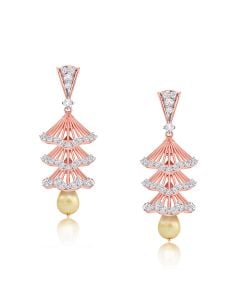 Stunning Multi Layered Diamond Jhumkas