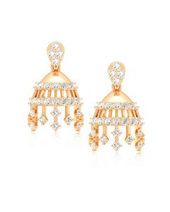 Impeccable Gold Diamond Earrings